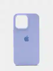 Лавандовый чехол Silicone Case для iPhone 13 Pro с закрытым низом