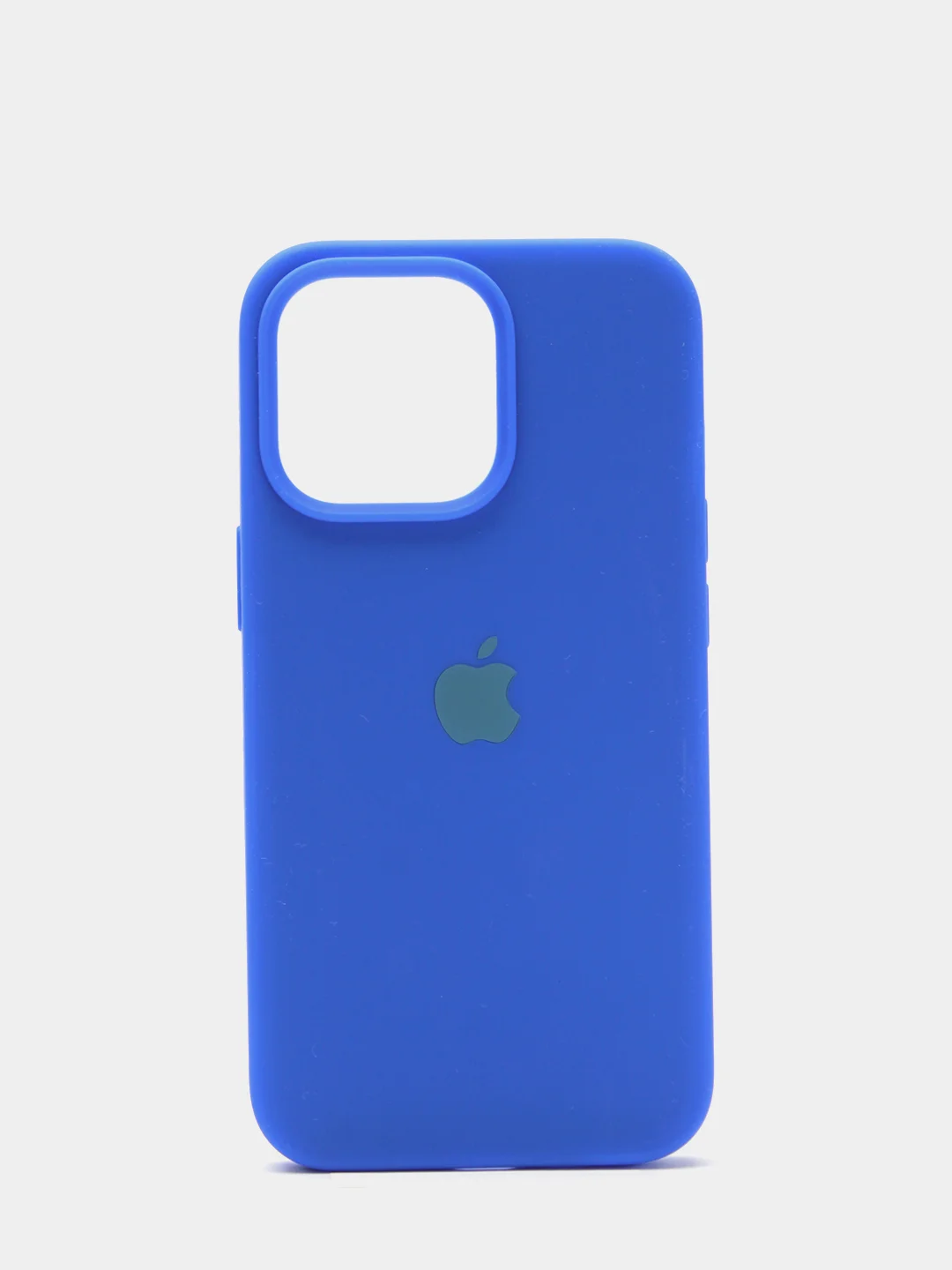 Индиго чехол Silicone Case для iPhone 13 Pro с закрытым низом