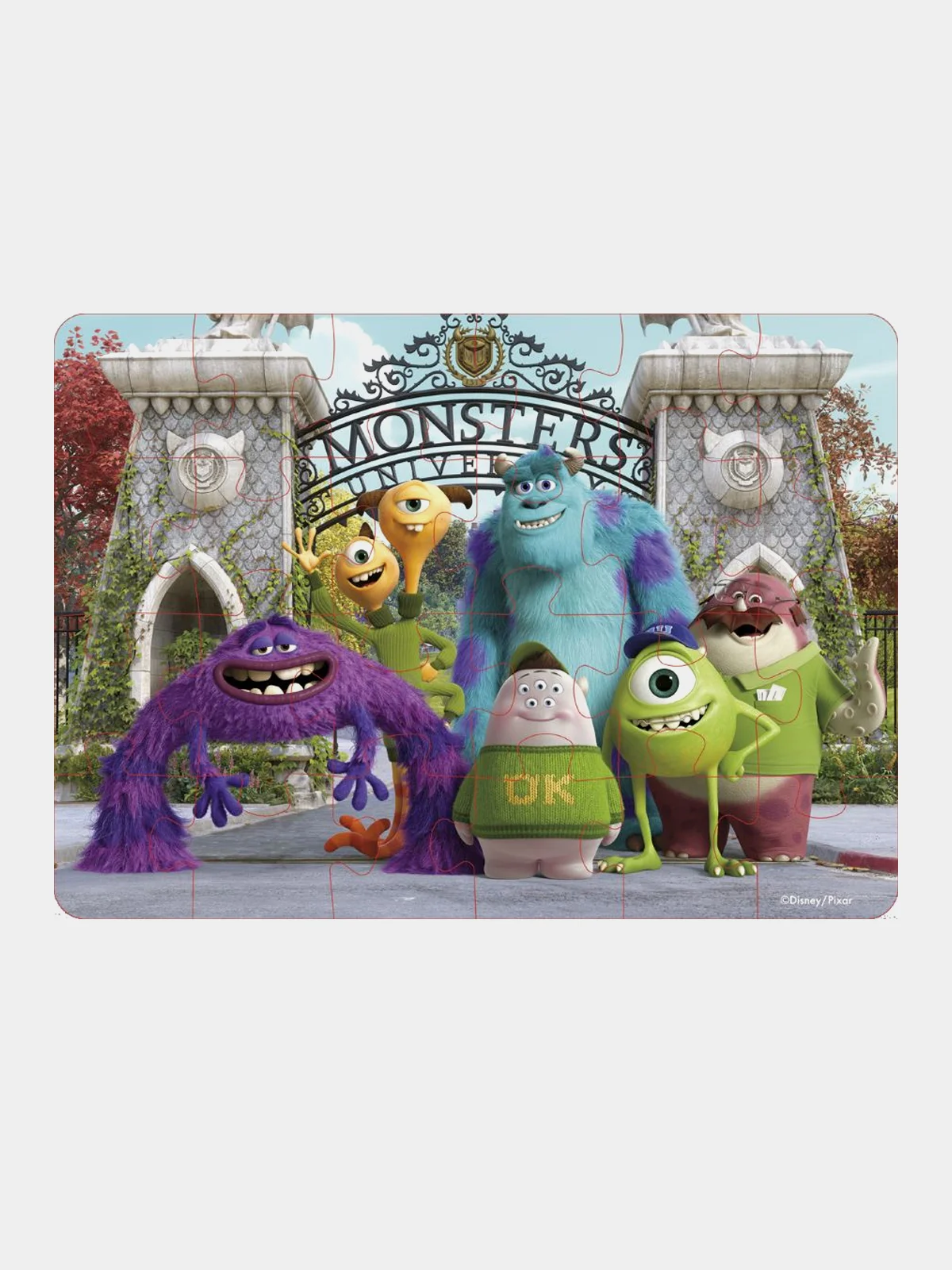 Лавандовый пазлы мягкие 24 элемента "Герои Disney": Холодное сердце, Моана, Белоснежка и семь гномов"