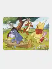 Зеленый пазлы мягкие 24 элемента "Герои Disney": Холодное сердце, Моана, Белоснежка и семь гномов"