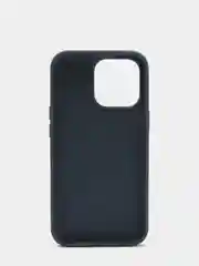 Темно-синий чехол Silicone Case для iPhone 13 Pro с закрытым низом