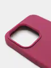 Бордовый чехол Silicone Case для iPhone 13 Pro с закрытым низом