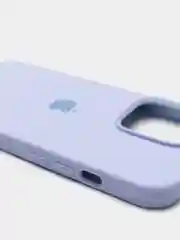 Лавандовый чехол Silicone Case для iPhone 13 Pro с закрытым низом