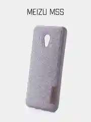 Бордовый чехол джинсовый для Meizu M5C / A5 / M5S / MX6 / M6 Note / U10