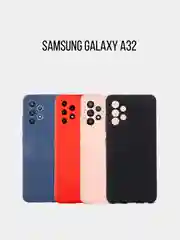 Чехол для Samsung A41, A32, A72 матовый силиконовый много цветов
