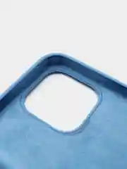 Синий чехол Silicone Case для iPhone 13 Pro с закрытым низом