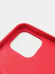 Красный чехол Silicone Case для iPhone 13 Pro с закрытым низом