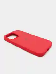 Красный чехол Silicone Case для iPhone 13 Pro с закрытым низом