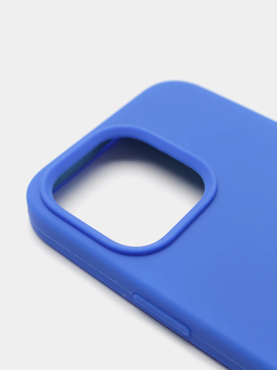 Индиго чехол Silicone Case для iPhone 13 Pro с закрытым низом
