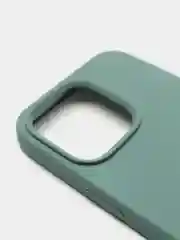 Зелёный хаки чехол Silicone Case для iPhone 13 Pro с закрытым низом