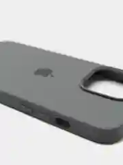 Тёмно-серый чехол Silicone Case для iPhone 13 Pro с закрытым низом