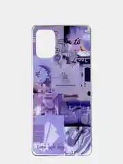 Алый чехол Samsung Galaxy A71, Самсунг Галакси А71 силиконовый с рисунком