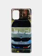 Фиолетовый чехол Samsung Galaxy A71, Самсунг Галакси А71 силиконовый с рисунком