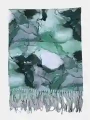 Зеленый палантин женский