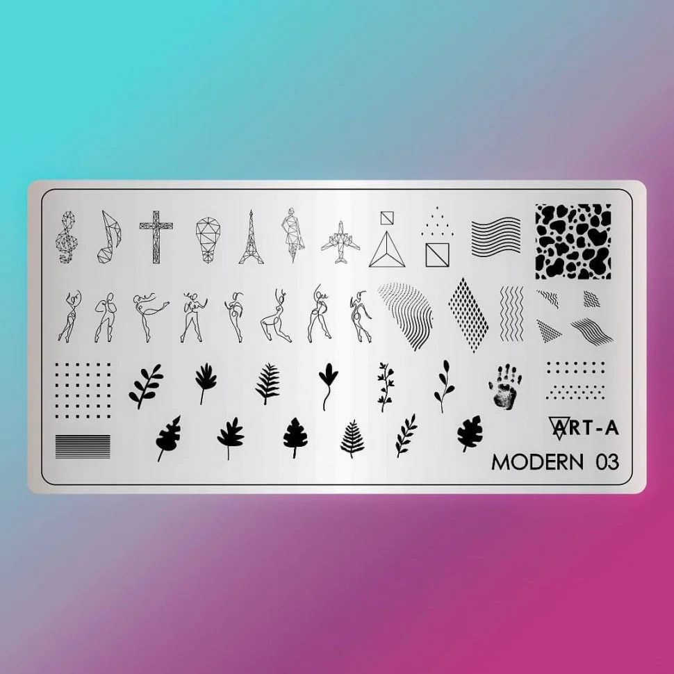 Пластина для стемпинга Art-a Modern 03
