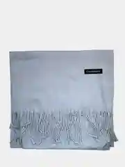 Серебряный платок однотонный