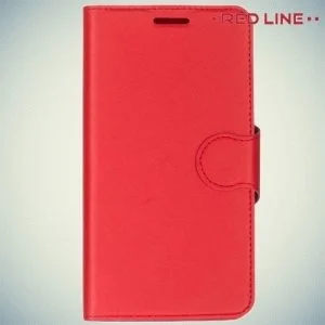 Красный чехол книжка для Meizu M3s Mini