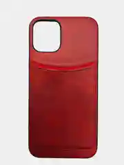 Коричневый чехол из эко кожи с карманом для карт на iPhone 11 12 mini pro max