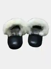 Тапочки домашние, унисекс, из овчины, меховые