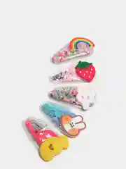 Желтый заколки для волос клик - клак