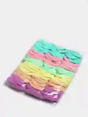 Розовый резинки для волос бесшовные 100шт,черные, разноцветные,резинки для волос набор,