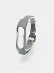 Серый плетеный нейлоновый ремешок / монобраслет с регулировкой для Xiaomi Mi Band 3, 4, 5 и 6