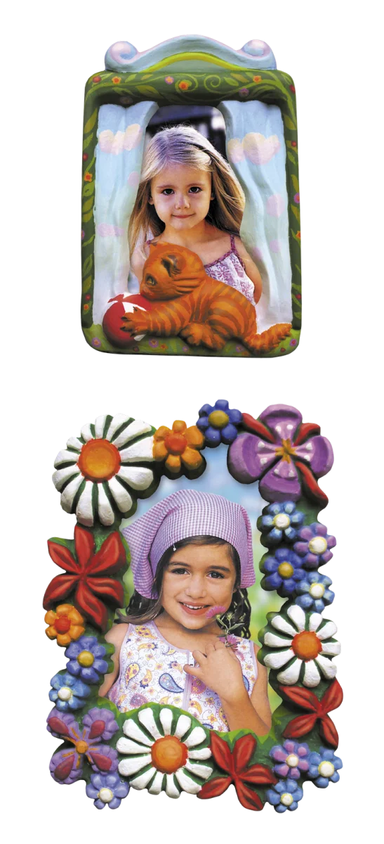 Набор для творчества из гипса. Фоторамки Кошка на окошке. Lori