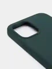 Зеленый чехол для iPhone 12 Pro Max, силиконовый, c логотипом