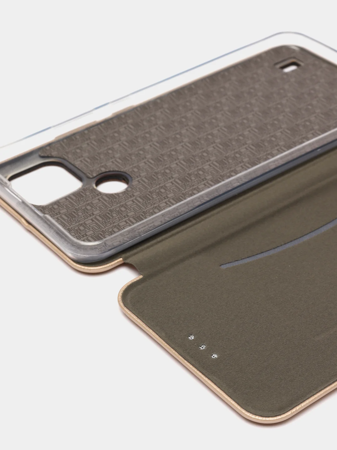 Голубой чехол-книжка для Realme C21 (Реалми С21)