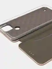 Голубой чехол-книжка для Realme C21 (Реалми С21)
