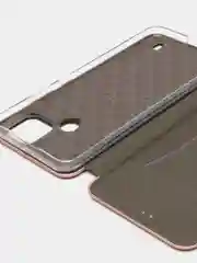 Розовый чехол-книжка для Realme C21 (Реалми С21)