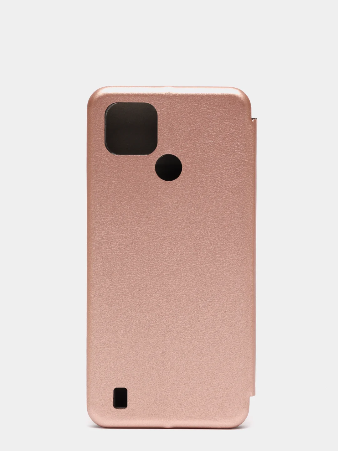 Розовый чехол-книжка для Realme C21 (Реалми С21)