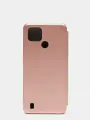 Розовый чехол-книжка для Realme C21 (Реалми С21)