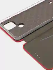 Красный чехол-книжка для Realme C21 (Реалми С21)