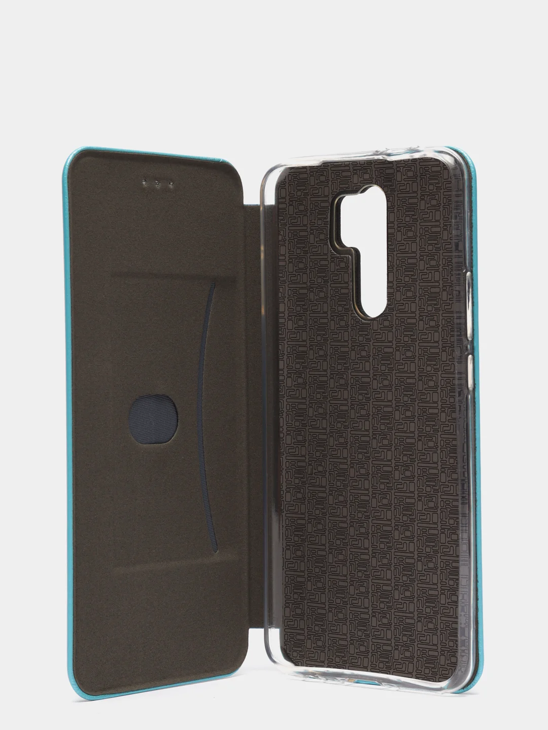Голубой чехол-книжка Xiaomi Redmi 9 (Сяоми Редми 9)