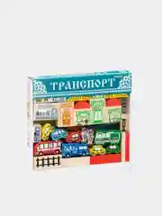 Бежевый конструктор деревянный Томик