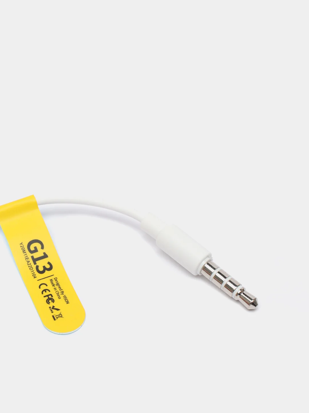 Белый вакуумные наушники Celebrat G13 Stereo bass
