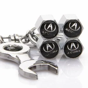 Колпачки на ниппель с брелком-ключом, с логотипом Acura
