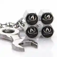 Колпачки на ниппель с брелком-ключом, с логотипом Acura