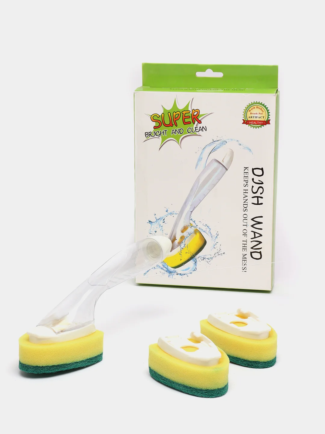Губка с дозатором Dish Wand
