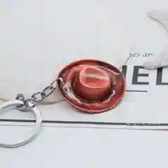 Медный ковбойская шляпа Брелок