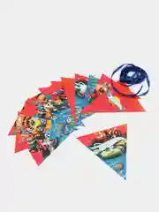Hot Wheels. Гирлянда поздравительная "Персонажи" (флажки)