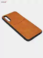 Терракотовый чехол с визитницей, c карманом для карт Samsung S20 Ultra/S10/S20/S20 Plus/S11