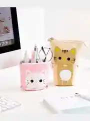 Выдвижной чехол с рисунком кота