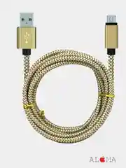 Серебряный кабель зарядный для андроид Type-C, ткань, 2.7м, 1.8м, 1.2м, нейлоновый, алюминевый сплав