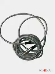 Серебряный кабель зарядный для андроид Type-C, ткань, 2.7м, 1.8м, 1.2м, нейлоновый, алюминевый сплав