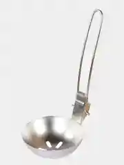 Черный складной походный половник