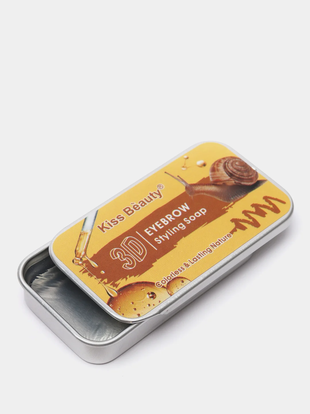 Мыло для бровей Kiss Beauty 3D Brown Styling Soap