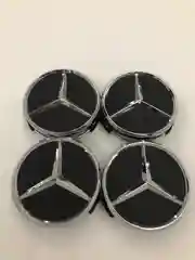 Колпачки заглушки на литые диски Mercedes-Benz 75мм 4шт / Мерседес / Мерс /
