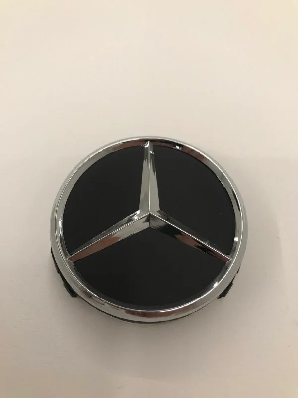 Колпачки заглушки на литые диски Mercedes-Benz 75мм 4шт / Мерседес / Мерс /